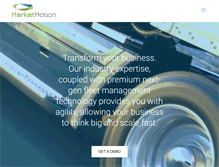 Tablet Screenshot of marketmotion.com.au